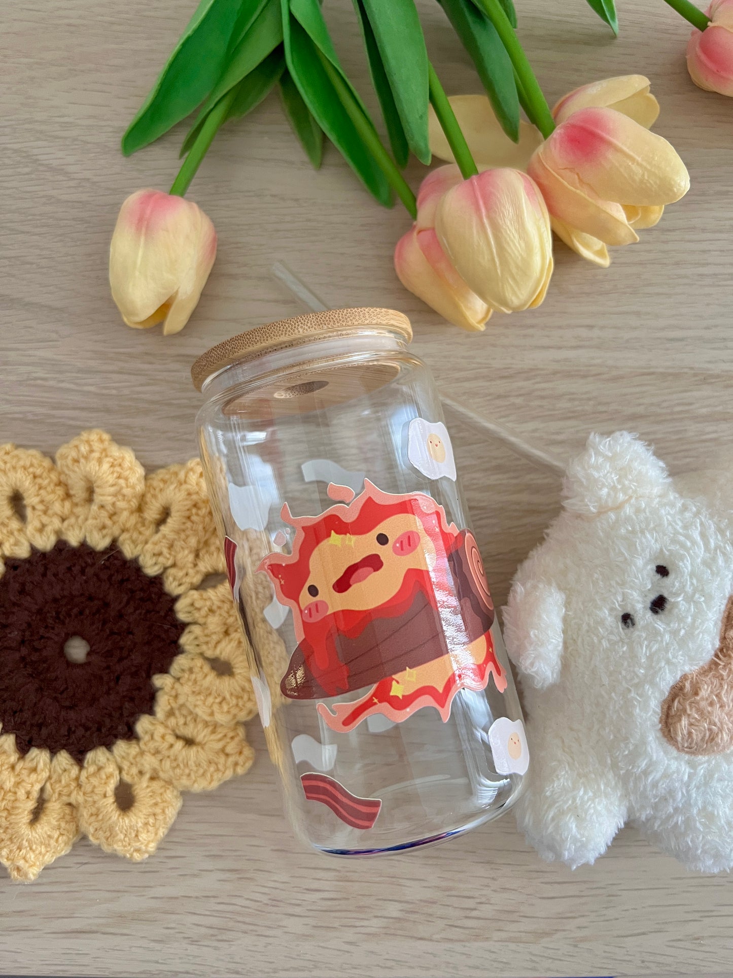 Calcifer Glass Cup