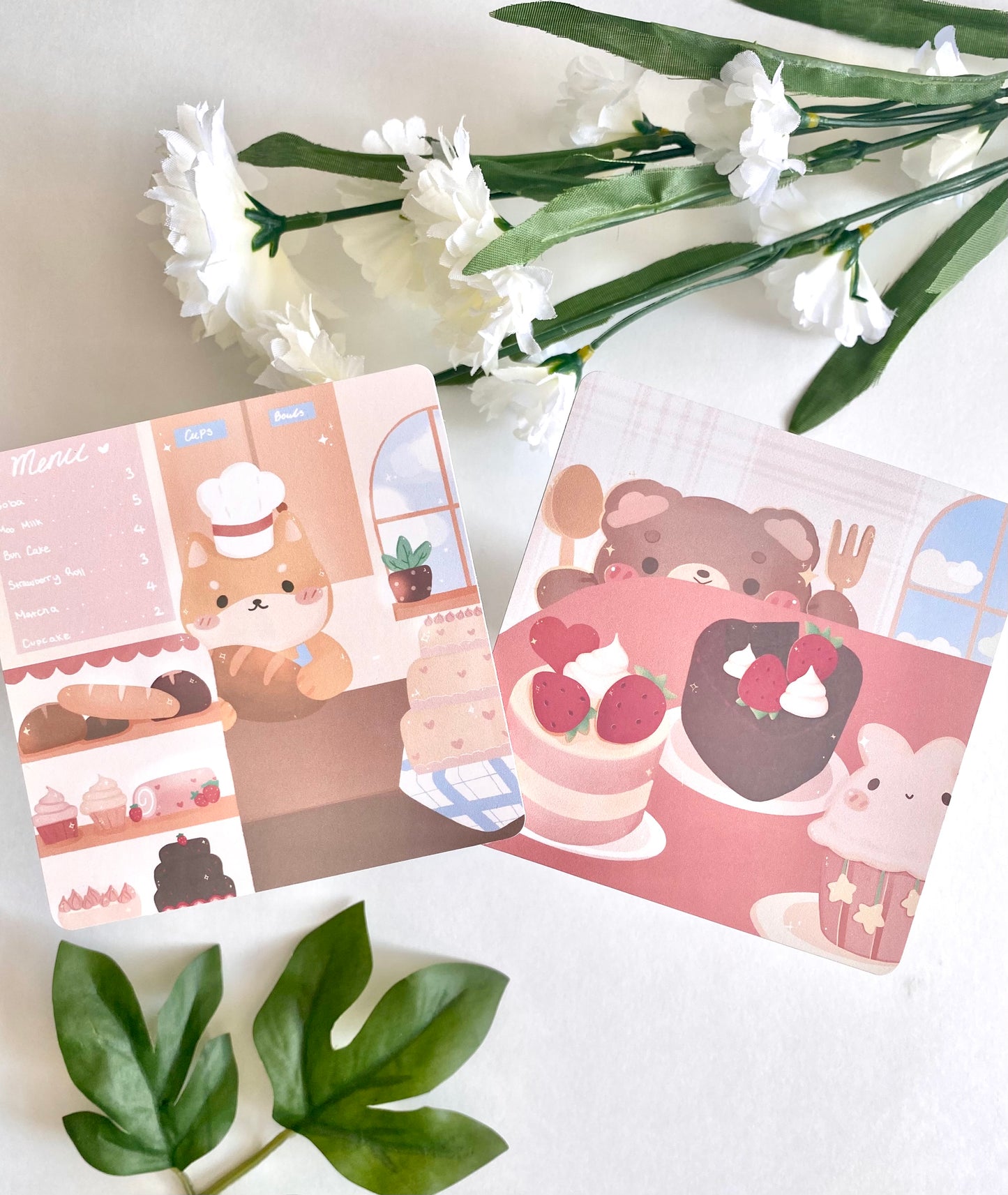 Bakery Friends Print Set