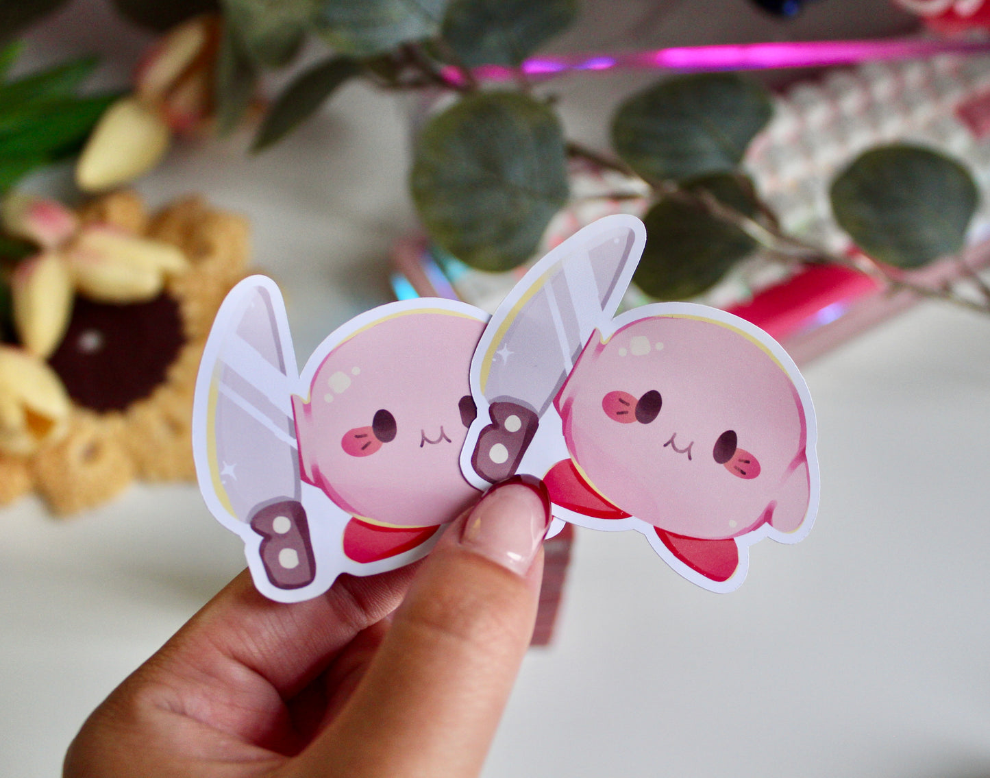 Kirby Knife Sticker
