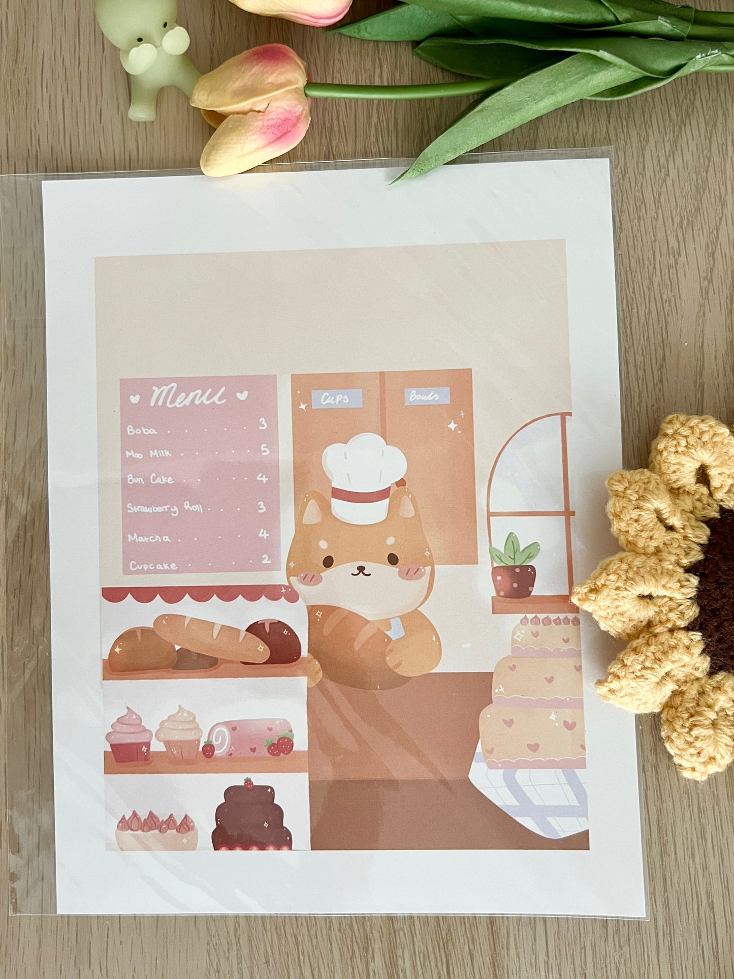 Shiba Bakery Print