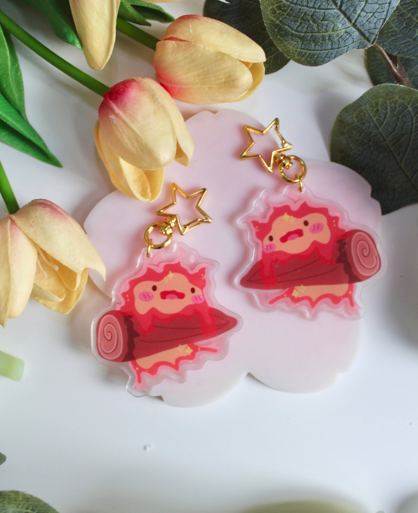 Calcifer Keychain