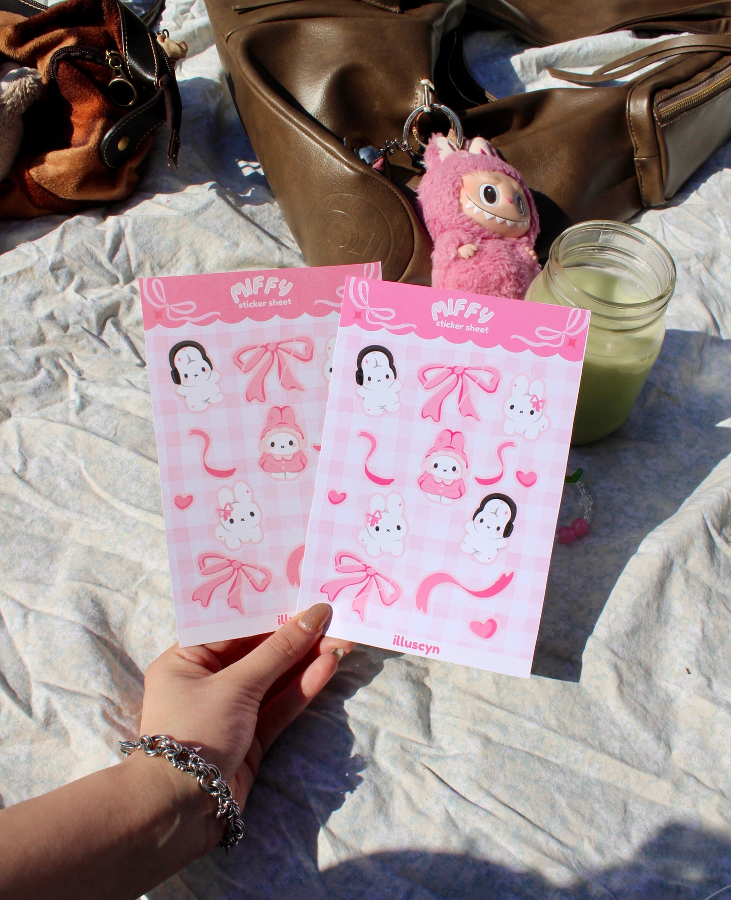 Coquette Miffy Sticker Sheet