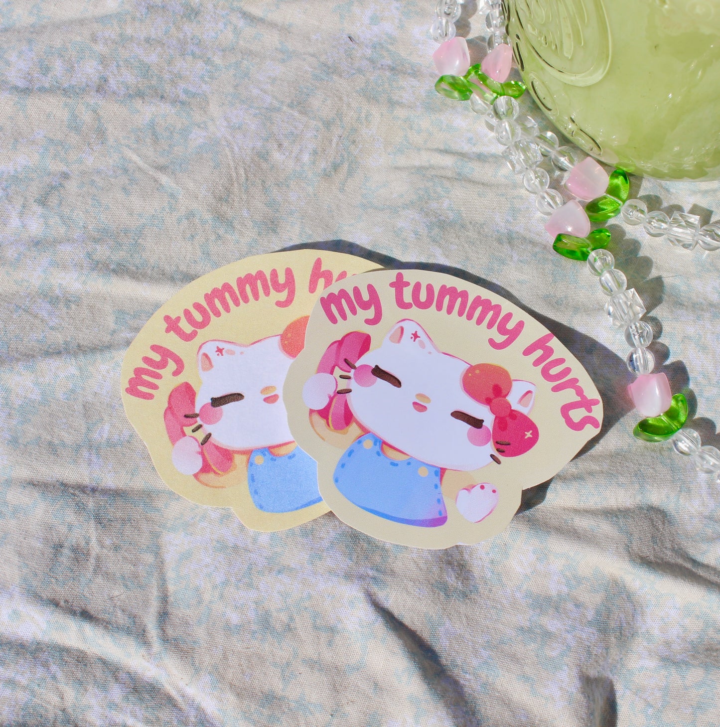 My Tummy Hurts Sticker