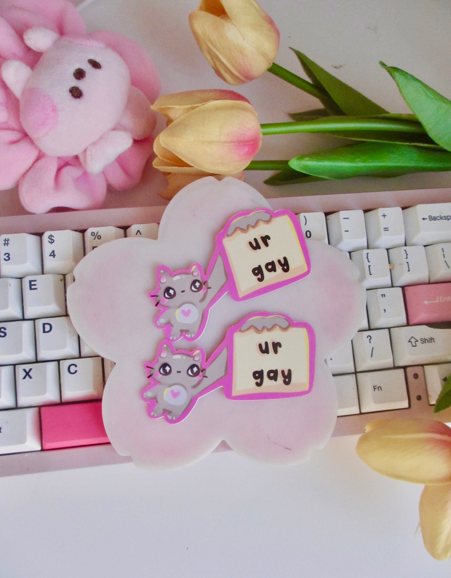 Ur Gay Silly Kitty Sticker