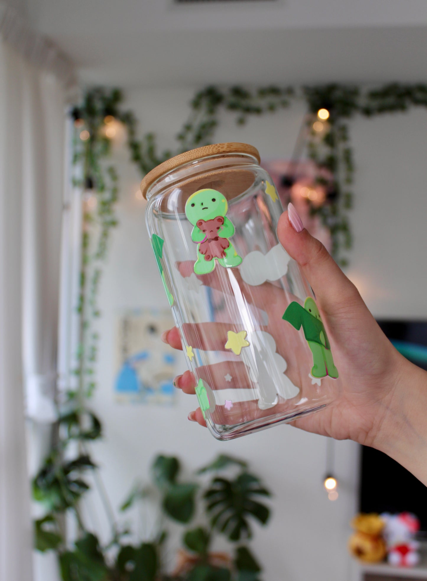 Smiski Glass Cup