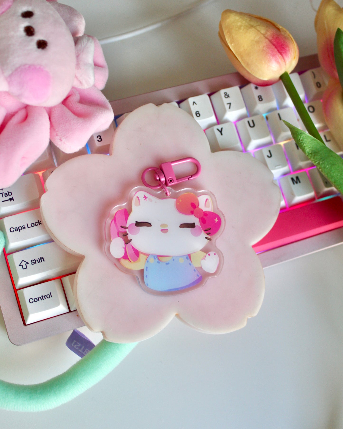 Hello Kitty Calling Keychain