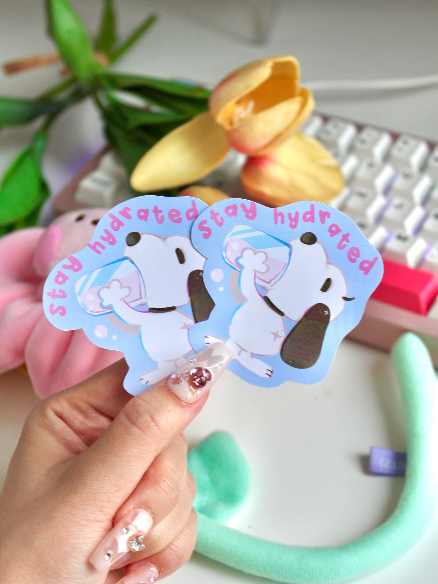 Stay Hydrated Snoopy Sticker