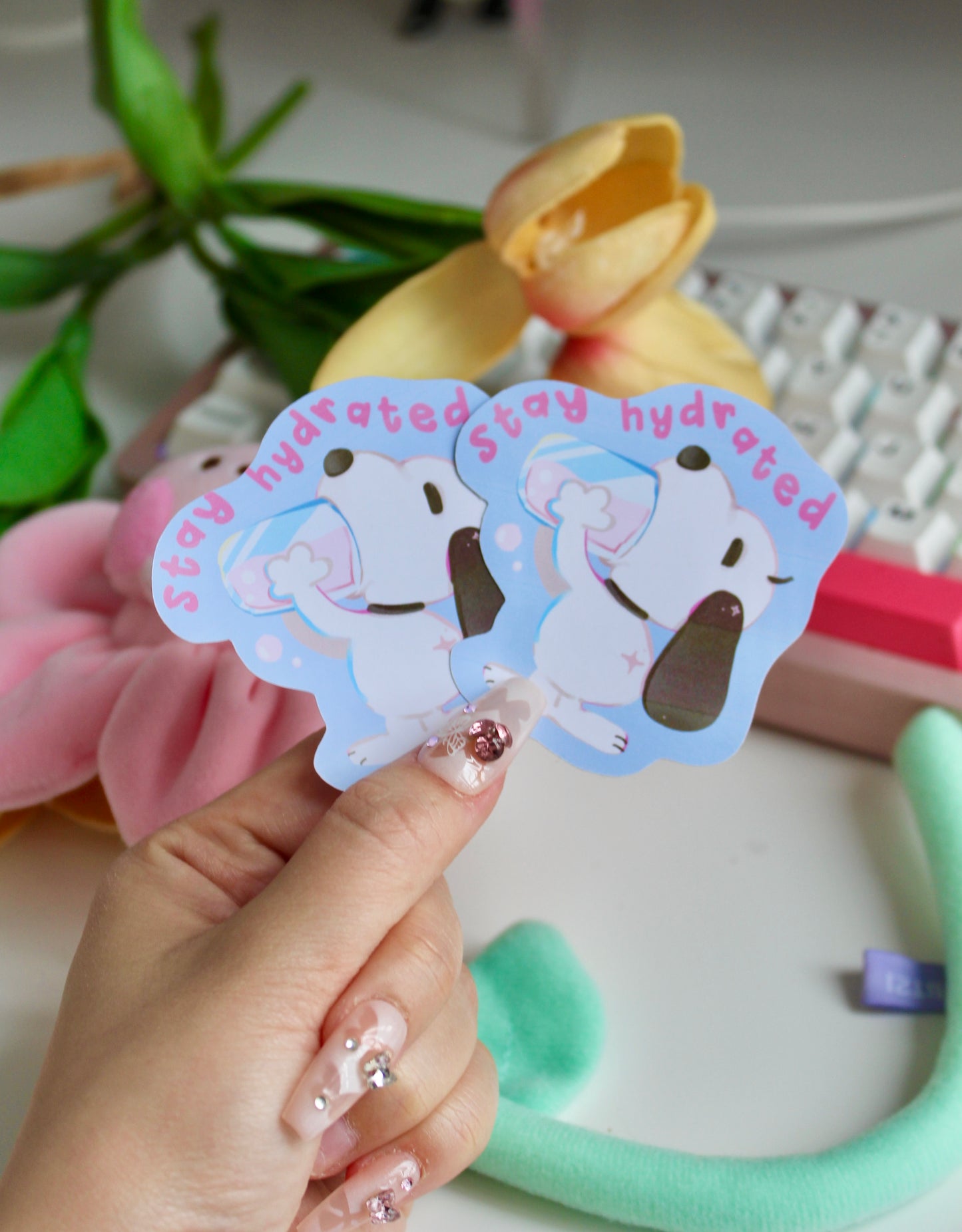 Stay Hydrated Snoopy Sticker