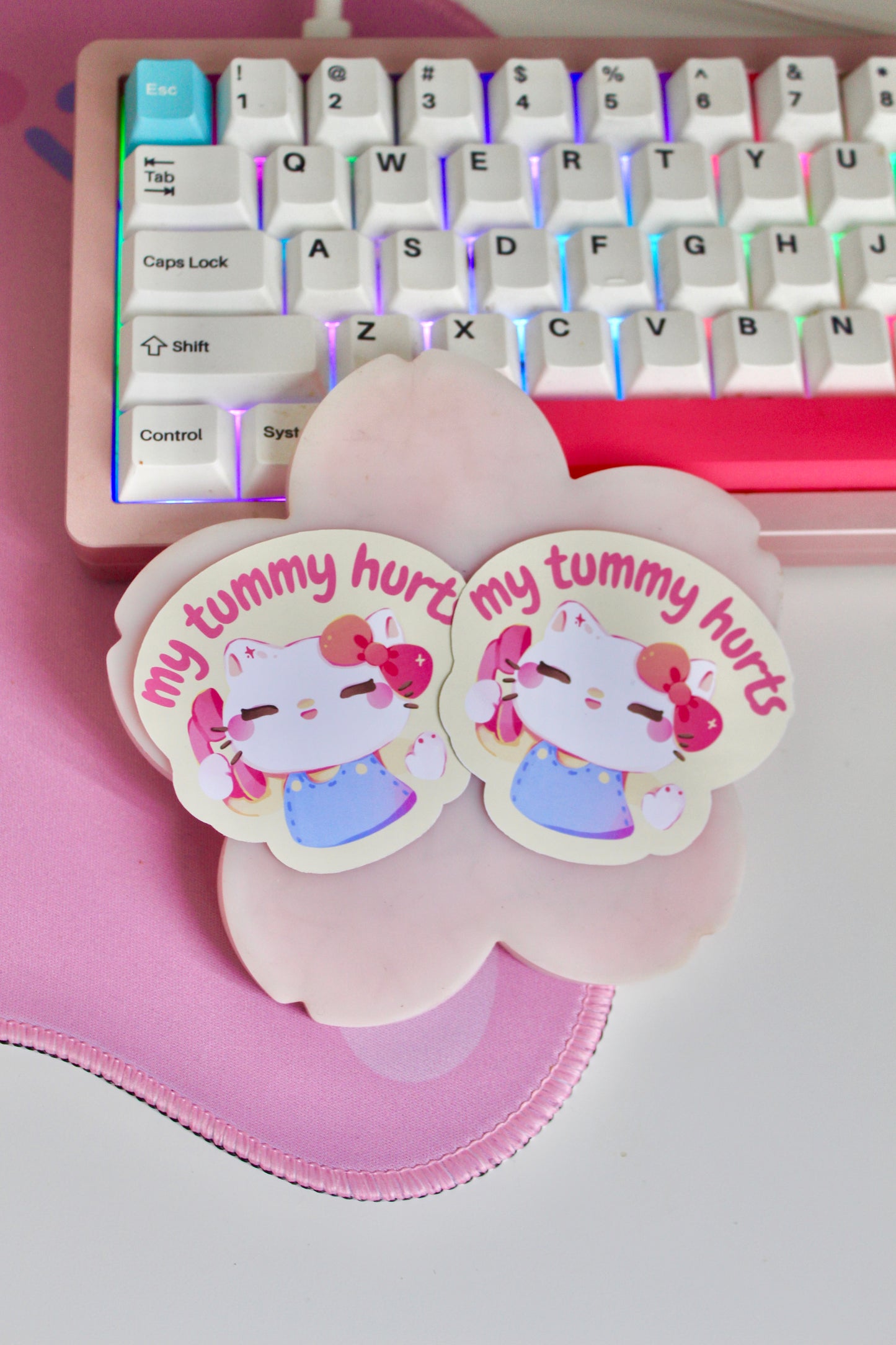 My Tummy Hurts Sticker