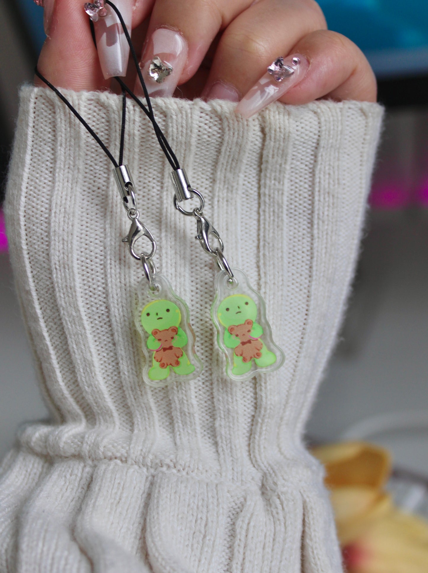 Smiski Phone Charm