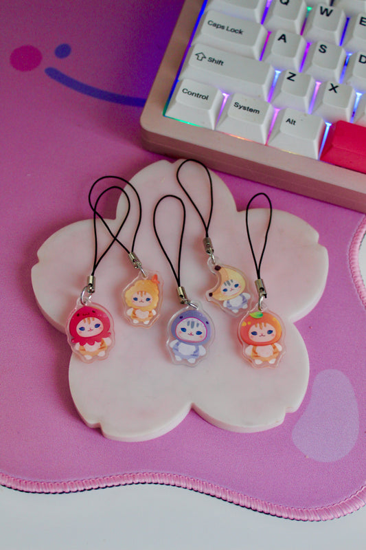 Mofusand Phone Charms